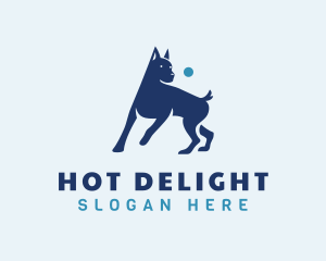 Blue Dog Trainer logo design