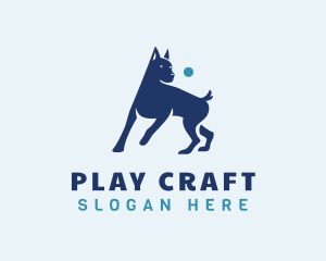 Blue Dog Trainer logo design