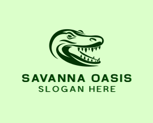 Savanna - Animal Komodo Dragon logo design