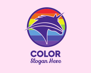 Colorful - Unicorn Gender Equality logo design