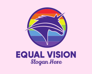 Equality - Unicorn Gender Equality logo design