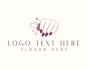 Manicure Nail Polish Logo