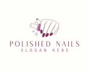 Manicure Nail Polish logo design