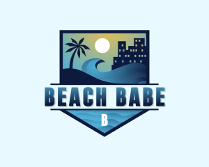 City Beach Getaway logo design