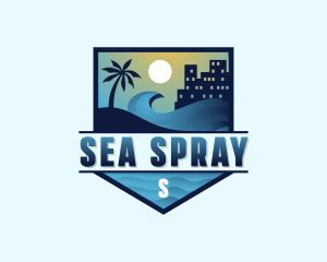 City Beach Getaway logo design