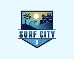 City Beach Getaway logo design