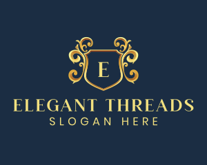  Luxury Crest Shield logo design