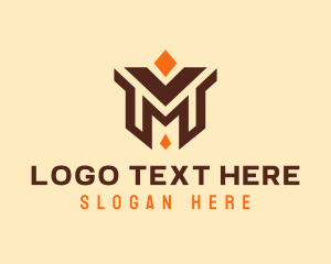 Corporate - Generic Premium Letter M Diamond logo design