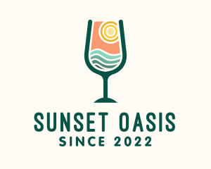 Sunset Beach Bar  logo design