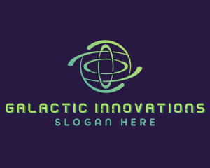 Sci Fi - Globe Technology Developer logo design