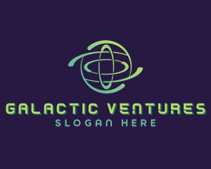 Sci Fi - Globe Technology Developer logo design