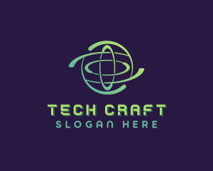 Developer - Globe Technology Developer logo design