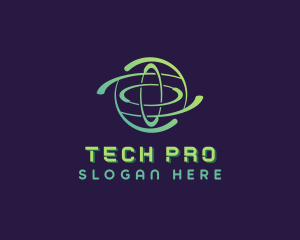 Globe Technology Developer logo design