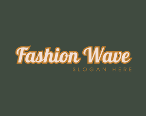 Trend - Retro Cursive Business logo design