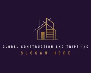 Home Construction Architecture logo design