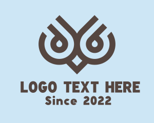 Learning Center - Forest Owl Bird logo design