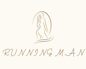 Nude Woman Model Logo