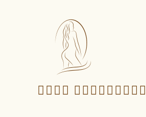 Sexy - Nude Woman Model logo design