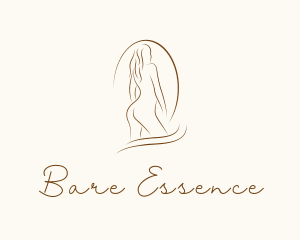 Nude Woman Model logo design