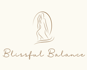 Nude Woman Model logo design