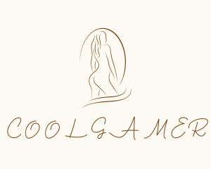 Sexual - Nude Woman Model logo design