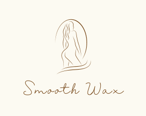 Nude Woman Model logo design