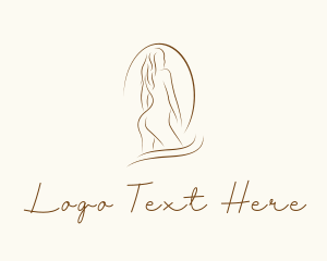 Nude Woman Model Logo