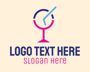 Alcohol - Cocktail Bar Time logo design