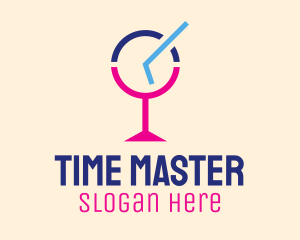 Cocktail Bar Time logo design