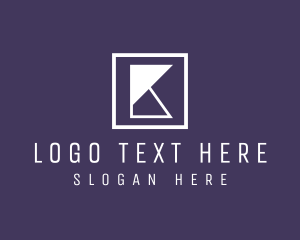 Geometric - Generic Boutique Letter K logo design