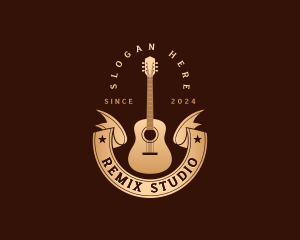 Guitar Music Studio logo design