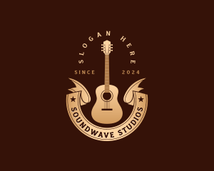 Recording - Guitar Music Studio logo design