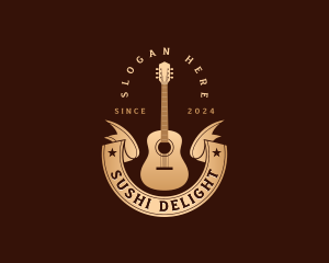 Guitar Music Studio logo design