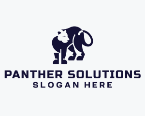 Panther - Wild Panther Animal logo design