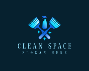 Tidy - Mop Cleaning Sanitation logo design