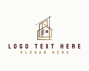 Draftsman - Home Architect Construction logo design