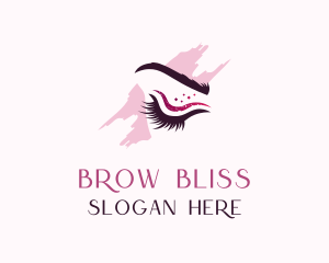 Eyelashes Beauty Makeup logo design