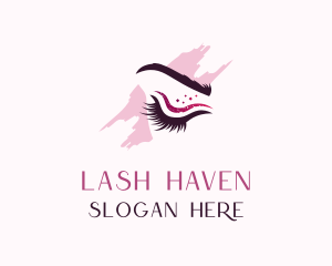 Eyelashes Beauty Makeup logo design