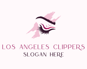 Eyelash Extension - Eyelashes Beauty Makeup logo design