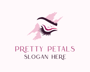 Eyelashes Beauty Makeup logo design