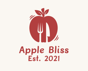 Red Apple Diner  logo design