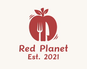 Red Apple Diner  logo design