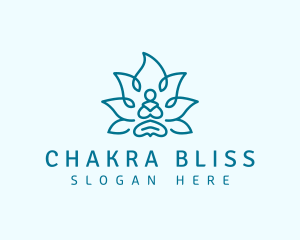 Yoga Spiritual Meditation logo design