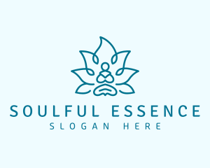 Yoga Spiritual Meditation logo design