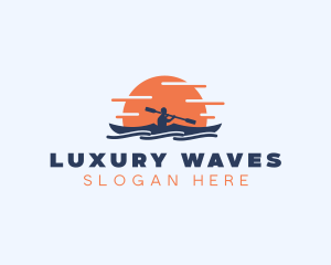 Kayak Water Sports League logo design