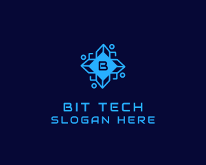 Digital Tech Circuit logo design