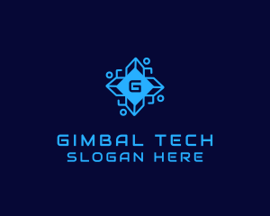 Digital Tech Circuit logo design