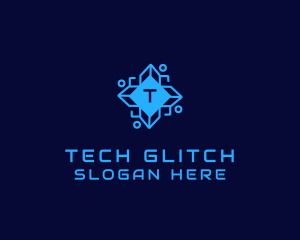 Digital Tech Circuit logo design