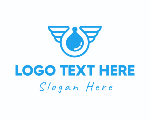 Liquid Sanitizer Wings Logo