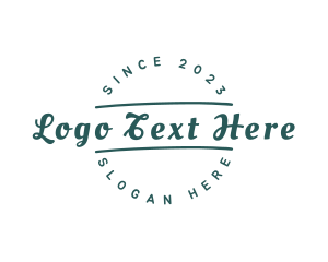 Cool - Green Handwritten Business logo design